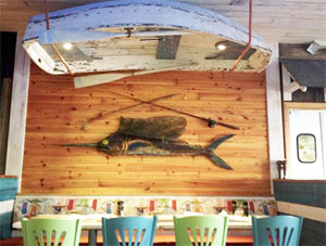 Magic Oyster Seafood Bar & Grill serving Seafood, Raw Oyster Bar in Jensen Beach FL on Hutchinson Island