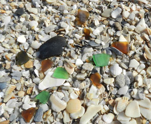 Sea glass Hutchinson Island